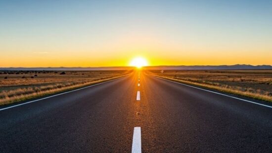 horizon sunrise sunset shutterstock_2577801701
